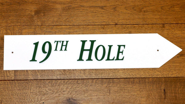 Acrylic Outdoor Personalised Golf Sign - Just Another Gadget