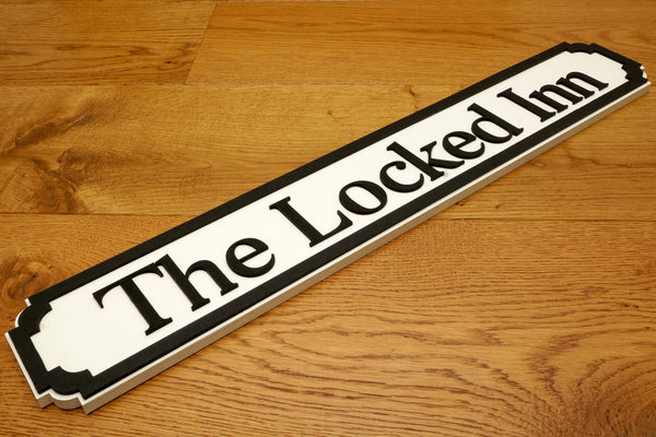 Wooden Personalised Vintage Street Sign / Pub Sign / House Name / Name Plaque - Just Another Gadget
