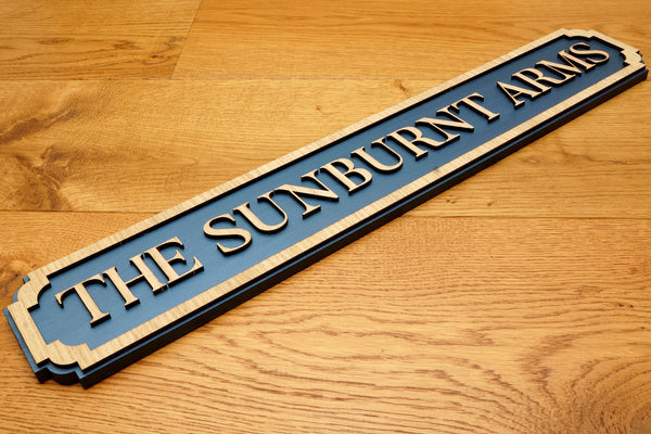 Wooden Personalised Vintage Street Sign / Pub Sign / House Name / Name Plaque - Just Another Gadget