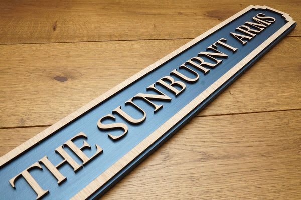 Wooden Personalised Vintage Street Sign / Pub Sign / House Name / Name Plaque - Just Another Gadget